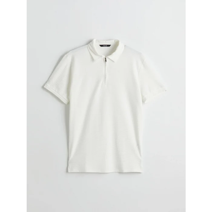 XSIDE Ekru Polo Yaka Erkek Tişört