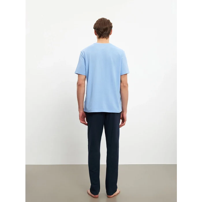 LC WAIKIKI Lacivert Standart Kalıp Erkek Pijama Takımı