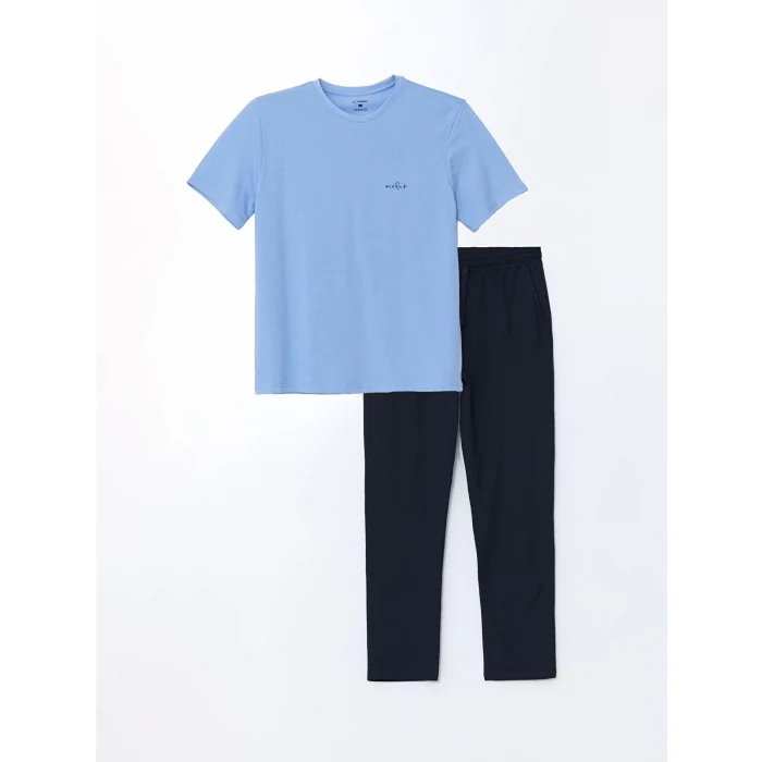 LC WAIKIKI Lacivert Standart Kalıp Erkek Pijama Takımı