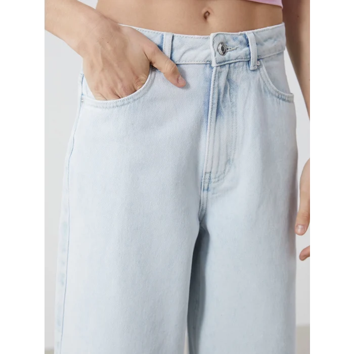 XSIDE Mavi Wideleg Kadın Jean Pantolon