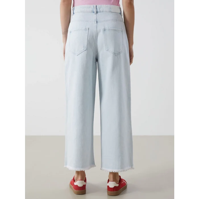 XSIDE Mavi Wideleg Kadın Jean Pantolon