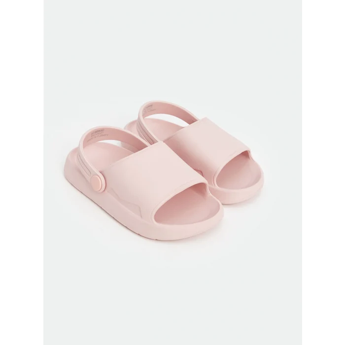 LCW STEPS Pembe Tokalı Kız Bebek Plaj Sandaleti