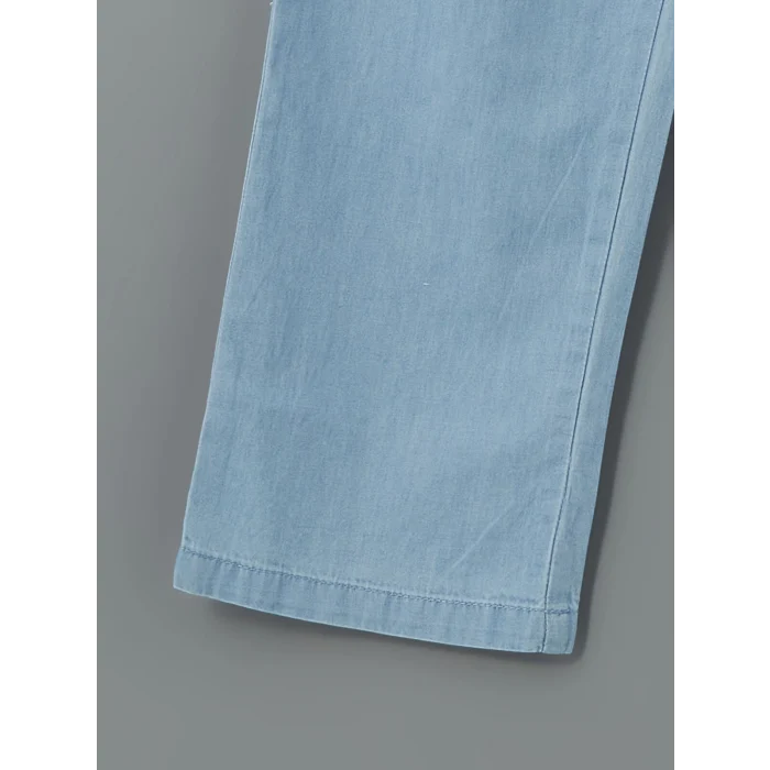 LCW Kids Beyaz Müslin Kız Çocuk Bluz ve Pantolon 2li