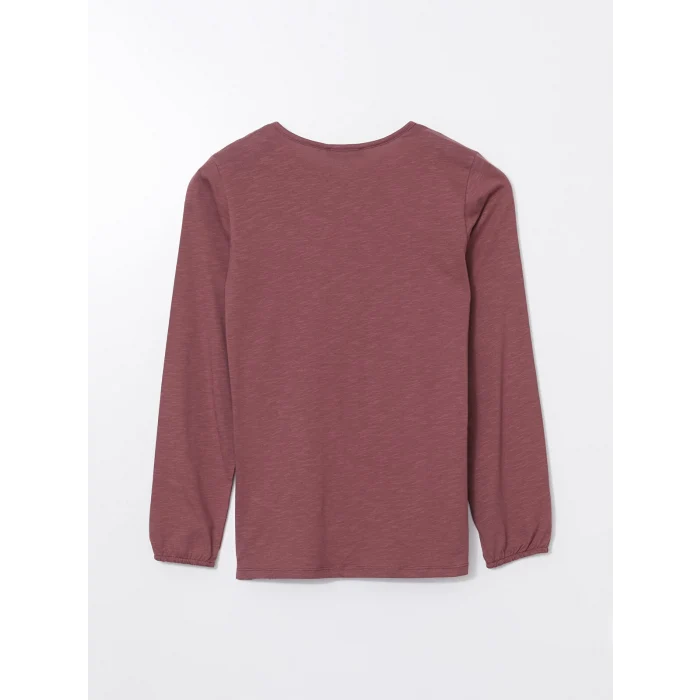 LCW Grace Pembe Bağlamalı Yaka Nakışlı Kadın Bluz