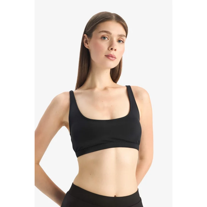 Defacto T5226 Siyah Regular Fit Bikini Üstü-Fall in Love