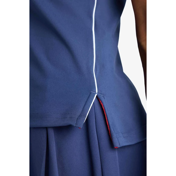 Defacto D9300 Lacivert DeFactoFit Standart Fit Polo Yaka Sporcu Kısa Kollu Tişört