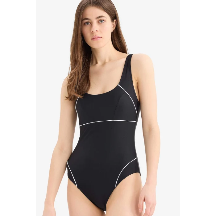 Defacto B6343 Siyah DeFactoFit Sporcu Mayo