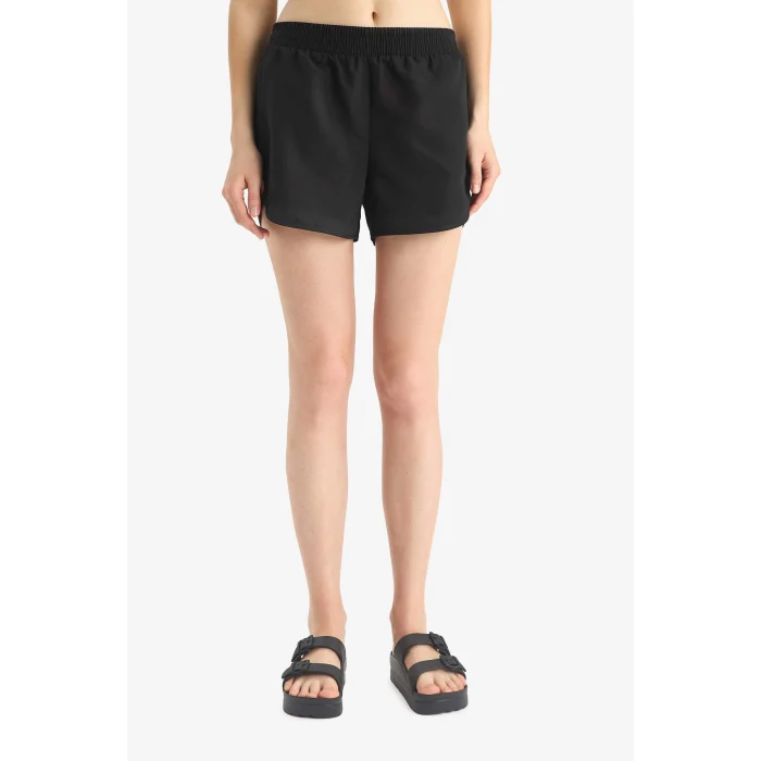 Defacto B7210 Siyah Regular Fit Deniz Şortu-Fall in Love