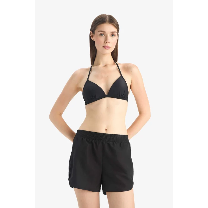 Defacto B7210 Siyah Regular Fit Deniz Şortu-Fall in Love