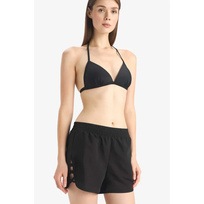 Defacto B7210 Siyah Regular Fit Deniz Şortu-Fall in Love