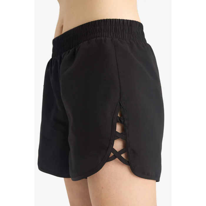 Defacto B7210 Siyah Regular Fit Deniz Şortu-Fall in Love