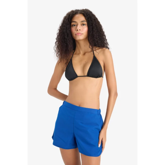 Defacto T5639 Mavi Regular Fit Deniz Şortu-Fall in Love