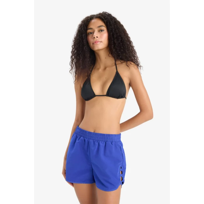 Defacto B7210 Mavi Regular Fit Deniz Şortu-Fall in Love