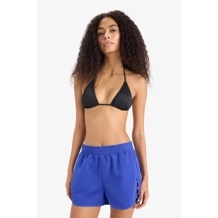 Defacto B7210 Mavi Regular Fit Deniz Şortu-Fall in Love