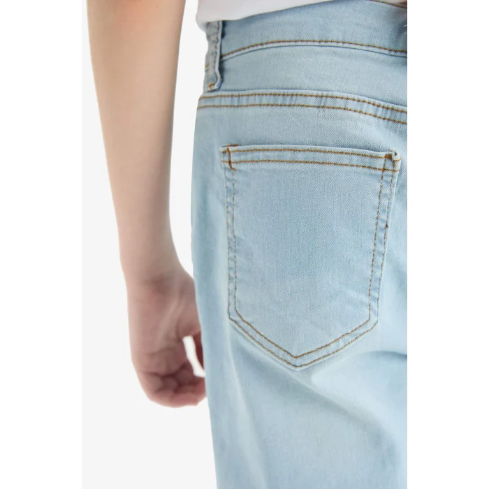 Defacto D7899 Mavi Erkek Çocuk Jean Şort