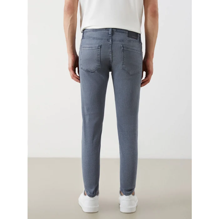 LCW Jeans Gri 760 Skinny Fit Erkek Jean Pantolon