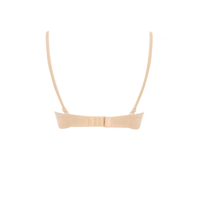 Defacto T8481 Bej Micro Kaplı Full Push Up Straplez Sütyen-Fall in Love