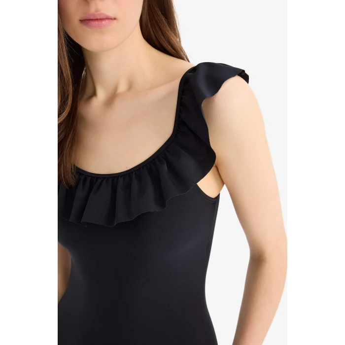 Defacto W9117 Siyah Regular Fit Mayo-Fall in Love