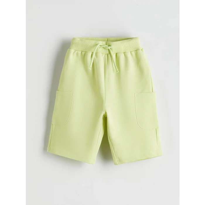 LCW Kids Beyaz Mickey Mouse Baskılı Erkek Çocuk Tişört ve Şort 2li