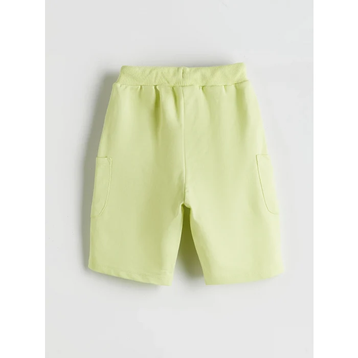 LCW Kids Beyaz Mickey Mouse Baskılı Erkek Çocuk Tişört ve Şort 2li