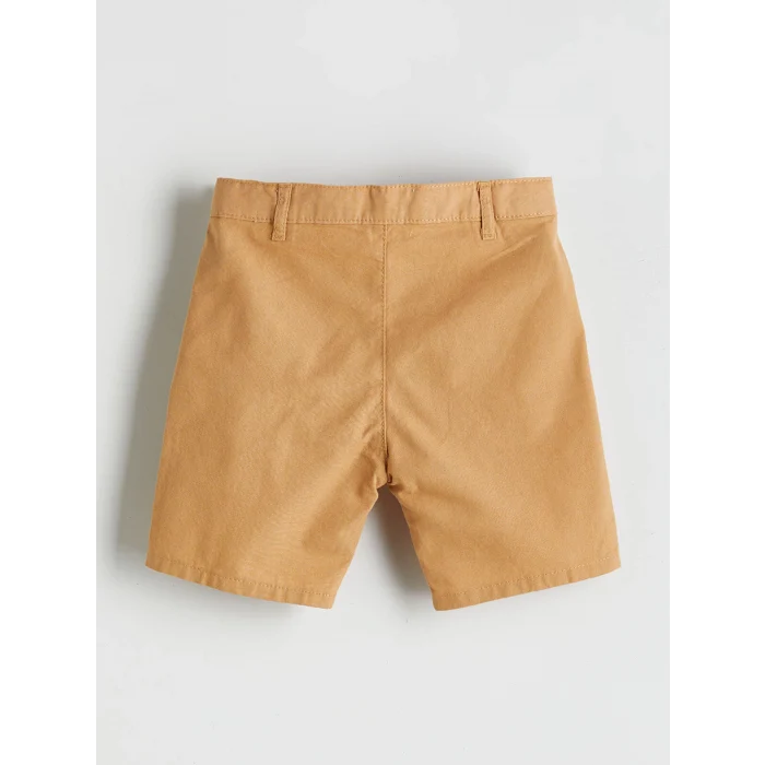 LCW Kids Bej Çizgili Erkek Çocuk Gömlek ve Şort 2li