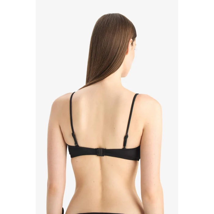 Defacto B7332 Siyah 	Regular Fit Bikini Üstü-Fall in Love