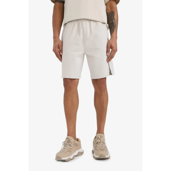 Defacto D7842 Bej DeFactoFit Standart Fit Sporcu Kısa Paça Şort