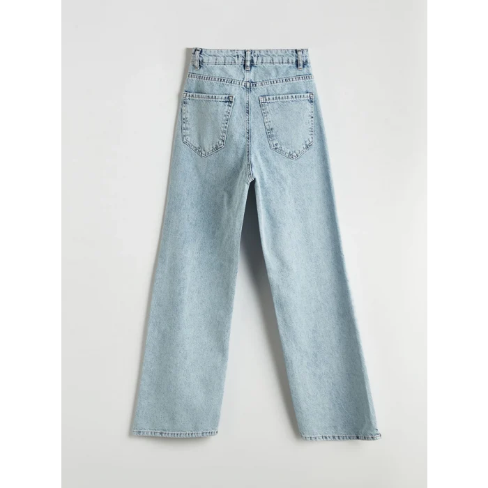 LCW Jeans Indigo Wideleg Kadın Jean Pantolon