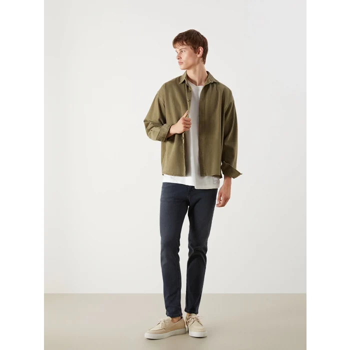 LCW Jeans Antrasit 750 Slim Fit Erkek Jean Pantolon