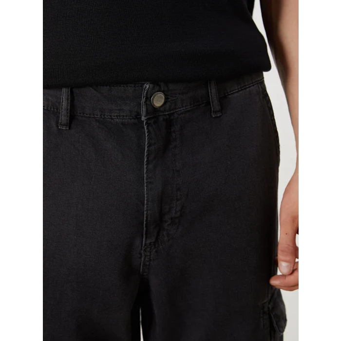 LCW Jeans Gri Erkek Kargo Jean Şort