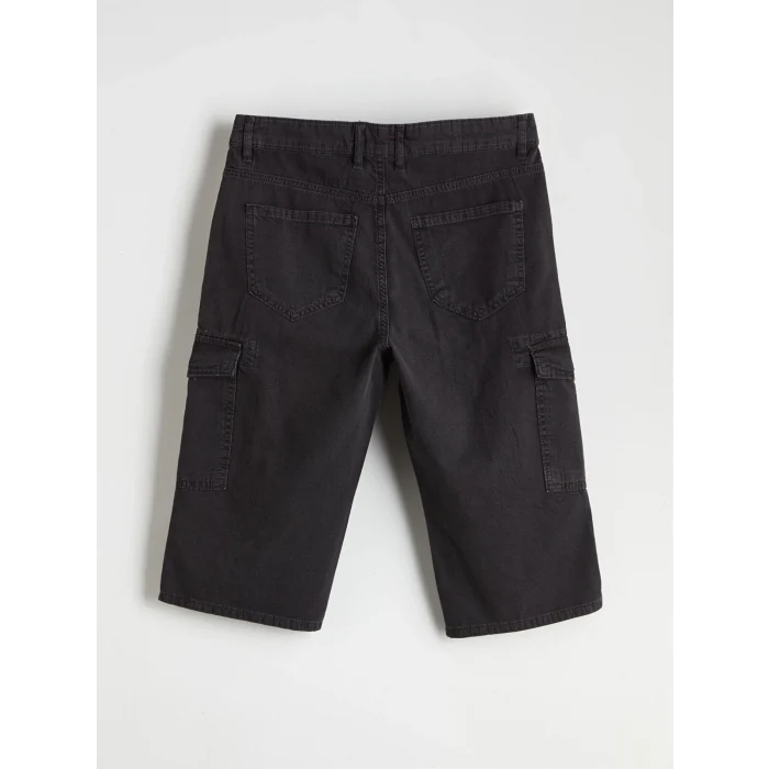 LCW Jeans Gri Erkek Kargo Jean Şort