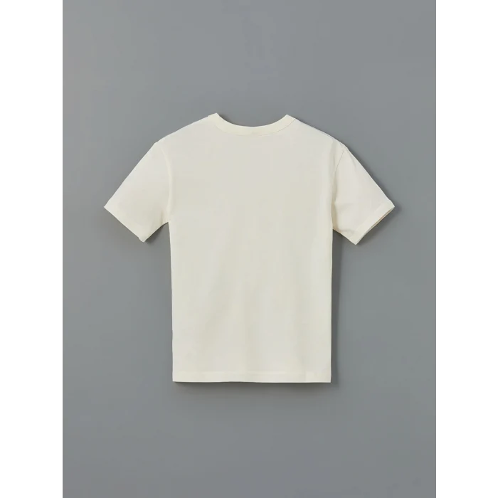 LCW Kids Ekru Bisiklet Yaka Erkek Çocuk Tişört ve Şort