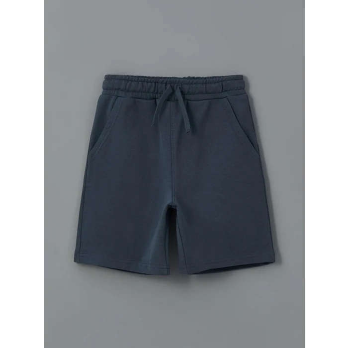 LCW Kids Ekru Bisiklet Yaka Erkek Çocuk Tişört ve Şort