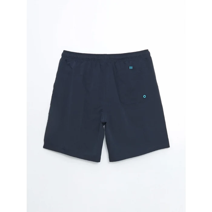 LCWAIKIKI Classic Indigo Diz Hizası Boy Basic Erkek Deniz Şortu