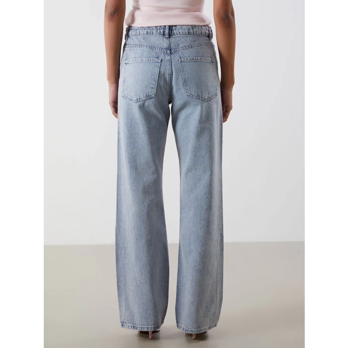 LCW Jeans Indigo Straight Fit Kadın Jean Pantolon