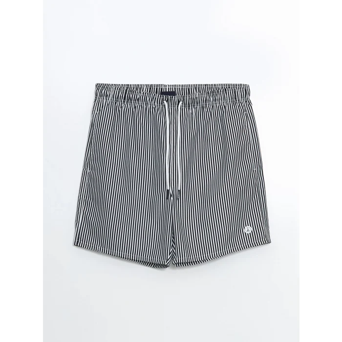 SOUTHBLUE Lacivert Kısa Boy Desenli Erkek Deniz Şortu