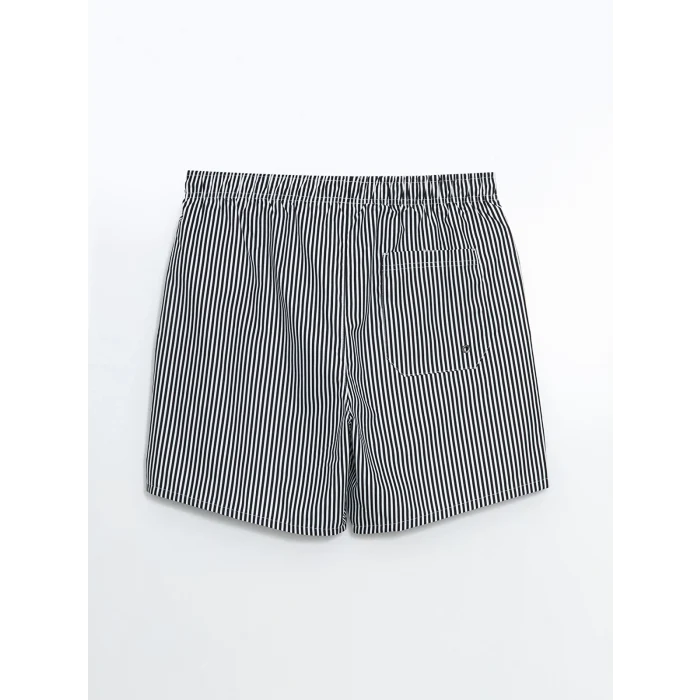 SOUTHBLUE Lacivert Kısa Boy Desenli Erkek Deniz Şortu