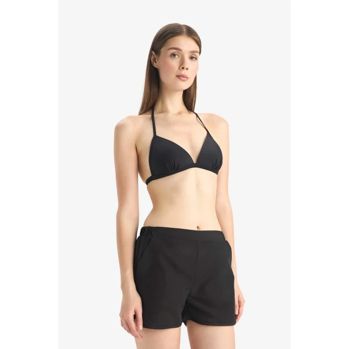 Defacto T5639 Siyah Regular Fit Deniz Şortu-Fall in Love