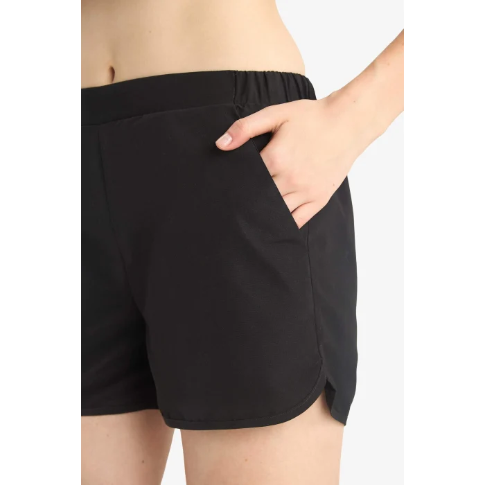 Defacto T5639 Siyah Regular Fit Deniz Şortu-Fall in Love