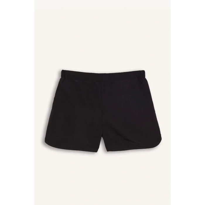 Defacto T5639 Siyah Regular Fit Deniz Şortu-Fall in Love