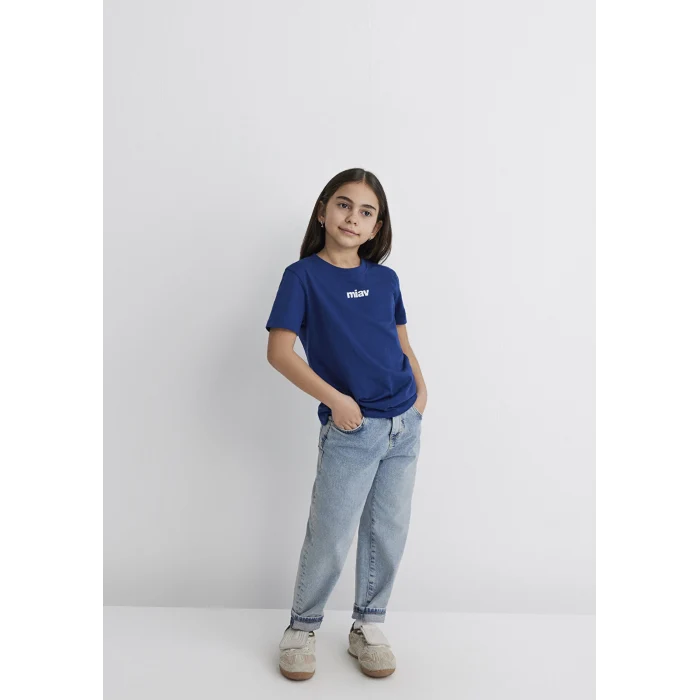 Mavi 6633270722 Miav Baskılı Lacivert Çocuk Tişört