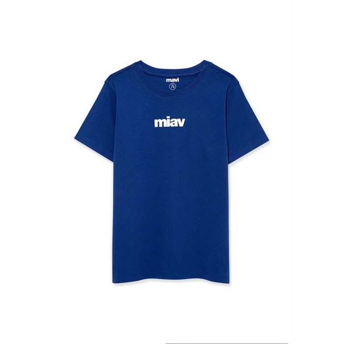Mavi 6633270722 Miav Baskılı Lacivert Çocuk Tişört