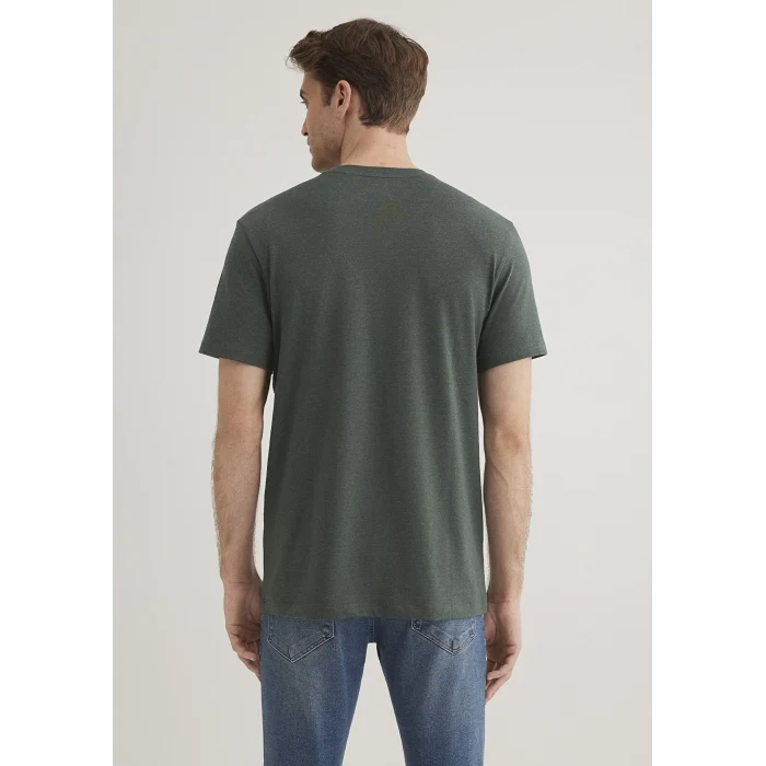 Mavi 061748-25752 Stretch V Yaka Yeşil Basic Tişört