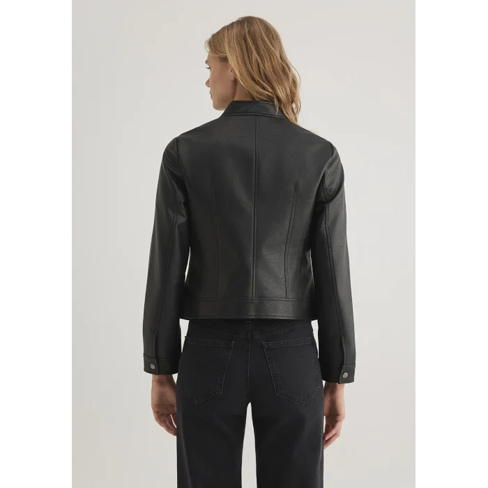 Mavi 1110598-900 Siyah Suni Deri Ceket