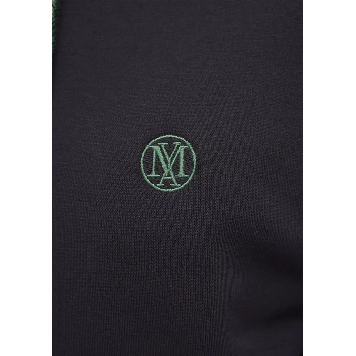 Mavi 065809-900 Mavi Logo Nakışlı Kapüşonlu Siyah Sweatshirt