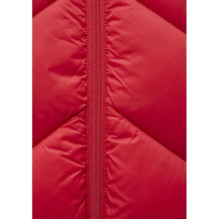 Mavi 110698-70468 Dik Yaka Kırmızı  Şişme Mont