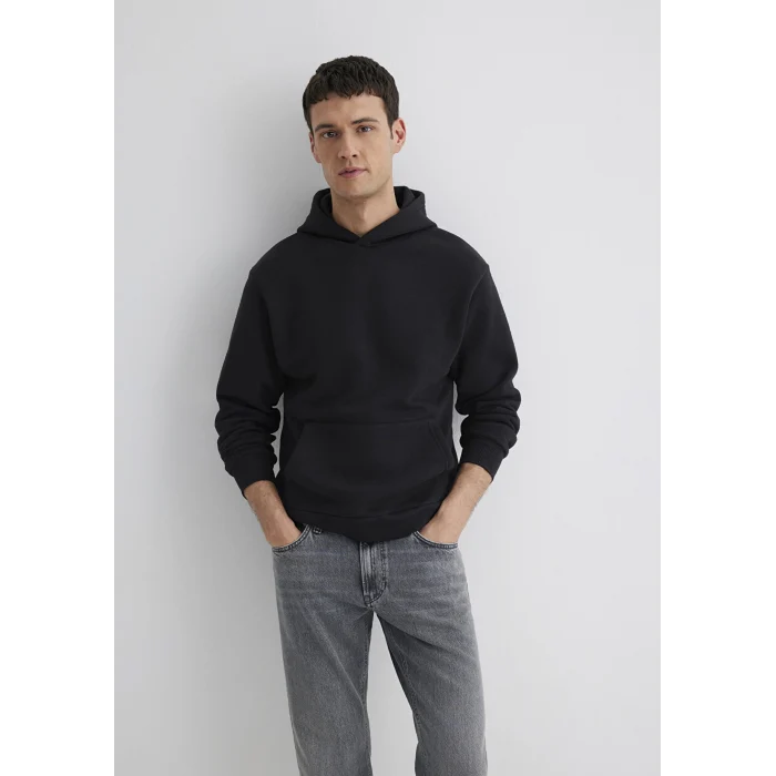 Mavi 0S10275-900 Kapüşonlu Siyah Basic Sweatshirt