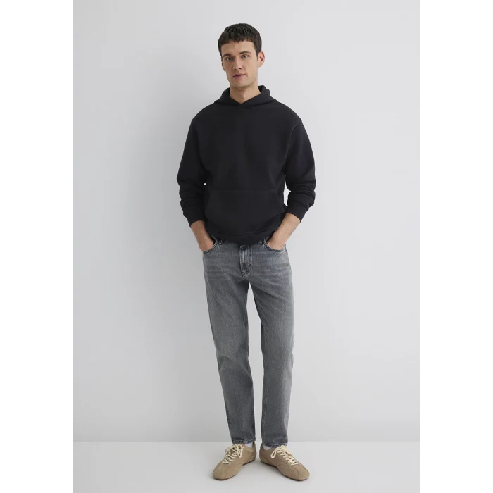 Mavi 0S10275-900 Kapüşonlu Siyah Basic Sweatshirt