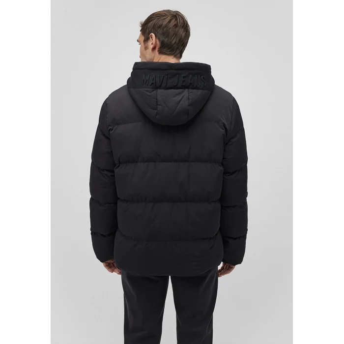 Mavi 0110349-900 Kapüşonlu Siyah Şişme Mont