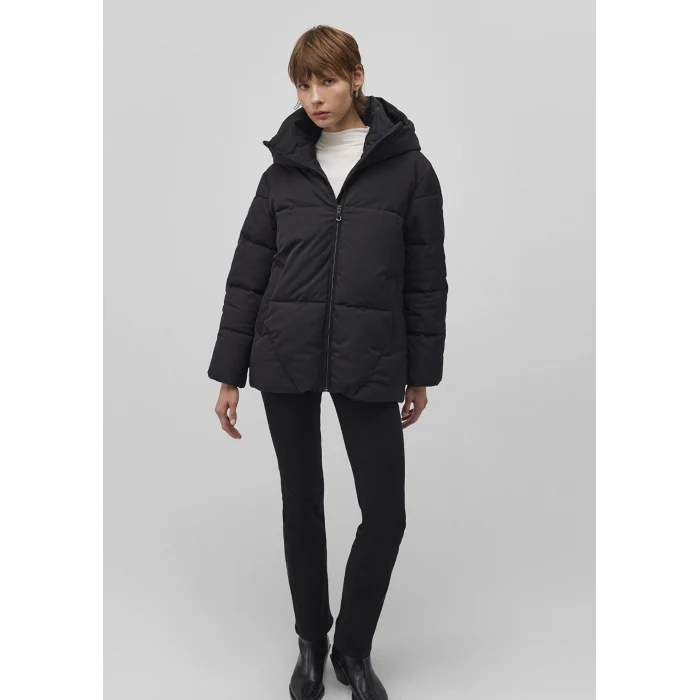 Mavi 1110075-900 Kapüşonlu Siyah Şişme Mont